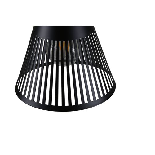 Lampe Suspension Déco "gruid" 25cm Noir