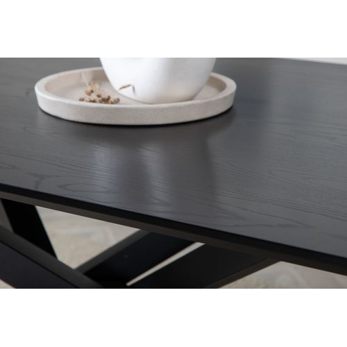 Table à Manger "piazza" 180cm Noir