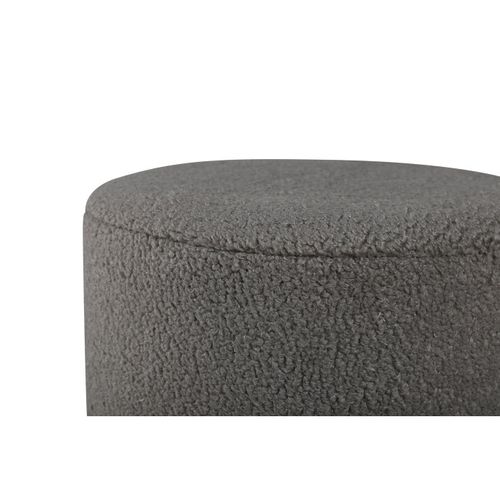Pouf Tissu Bouclette "benji" 42cm Grège
