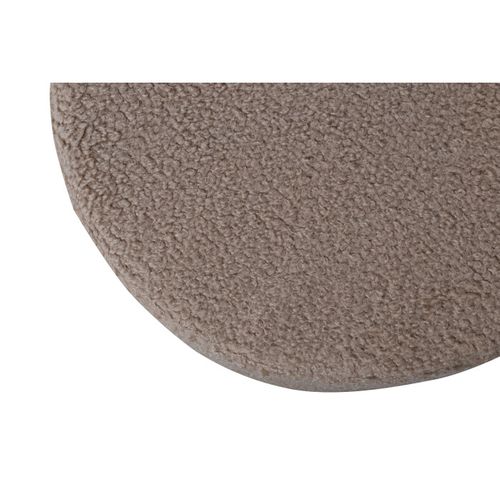 Pouf Design Bouclette "pot" 40cm Beige
