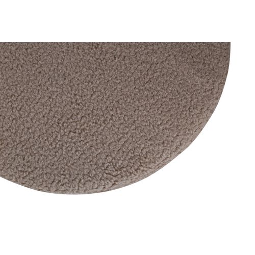 Pouf Design Bouclette "pot" 40cm Beige