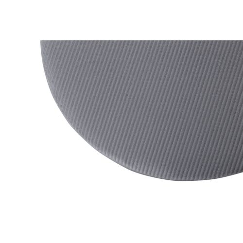 Pouf Design En Velours Côtelé "pot" 40cm Gris