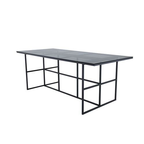 Table à Manger Design "leif" 200cm Noir