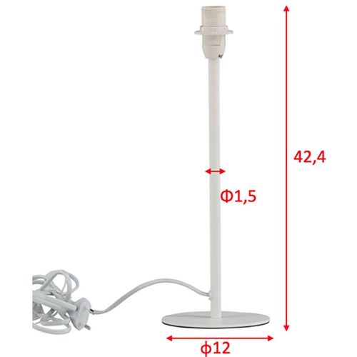 Lampe à Poser En Acier Dasir Beige