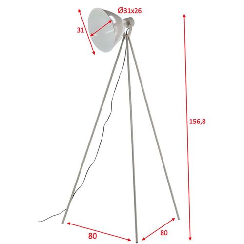 Lampadaire En Acier Tiv Beige