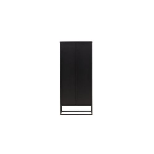 Vitrine 2 Portes Design "garis" 160cm Noir