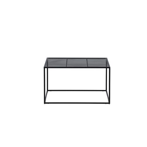 Table Basse En Métal "netz" 80cm Noir