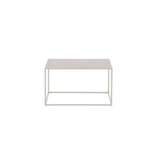 Table Basse En Métal "netz" 80cm Beige