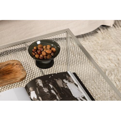Table Basse En Métal "netz" 80cm Beige