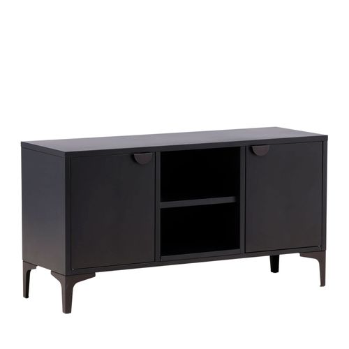 Meuble TV 2 Portes "piring" 120cm Noir