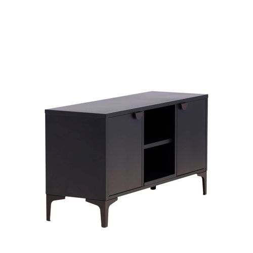 Meuble TV 2 Portes "piring" 120cm Noir