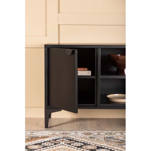 Meuble TV 2 Portes "piring" 120cm Noir