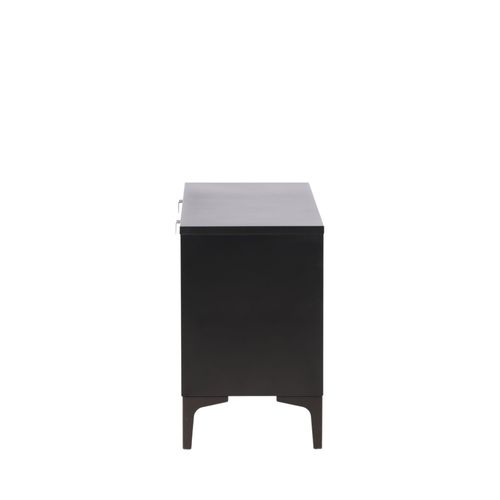 Meuble TV 2 Portes "piring" 120cm Noir