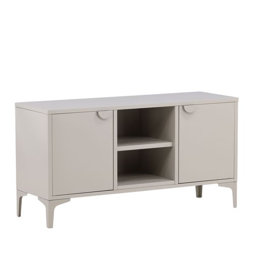 Meuble TV 2 Portes "piring" 120cm Beige