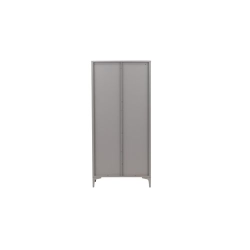 Armoire 2 Portes En Acier Piring Gris Clair