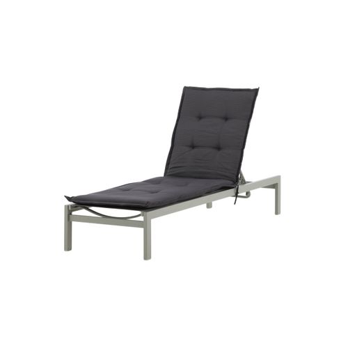 Coussin De Chaise Longue "hanna" 193cm Gris Foncé