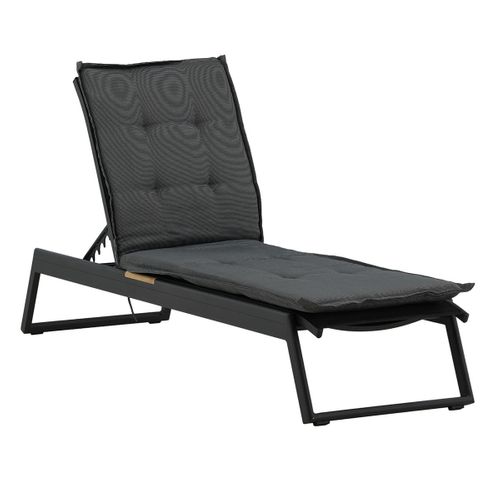 Coussin De Chaise Longue "hanna" 193cm Gris