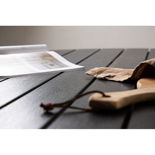 Table De Jardin Ronde "break" 120cm Noir