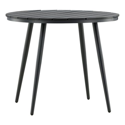 Table De Jardin Ronde "break" 90cm Noir