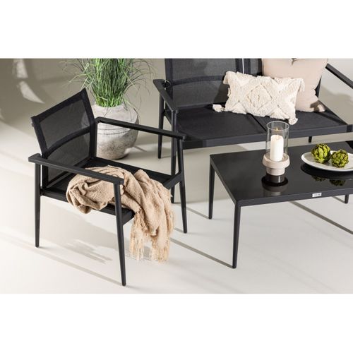 Salon De Jardin "break" 105cm Noir