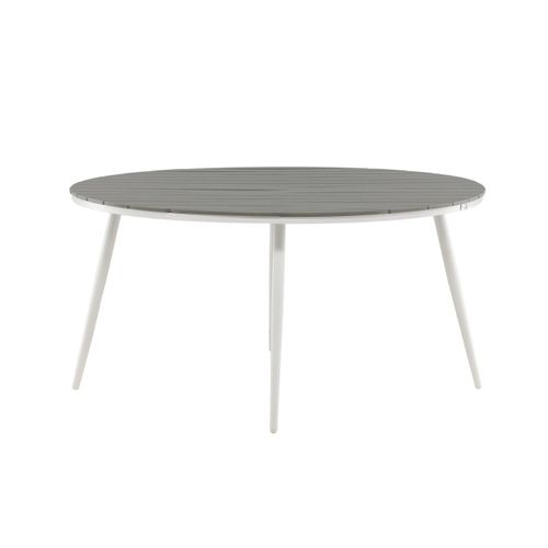 Table De Jardin Ronde "break" 150cm Gris