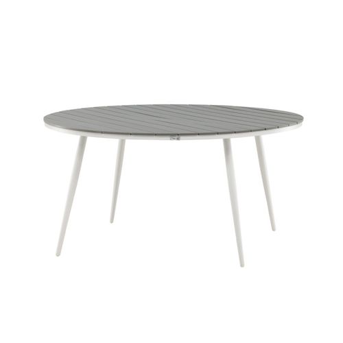 Table De Jardin Ronde "break" 150cm Gris