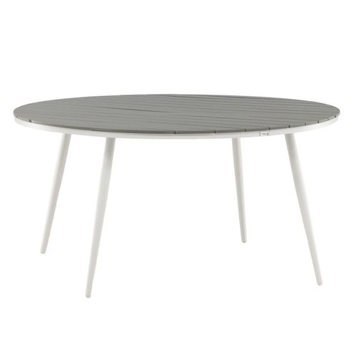 Table De Jardin Ronde "break" 150cm Gris
