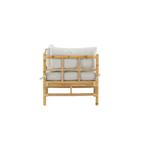 Canapé D'angle De Jardin "cane" 76cm Naturel