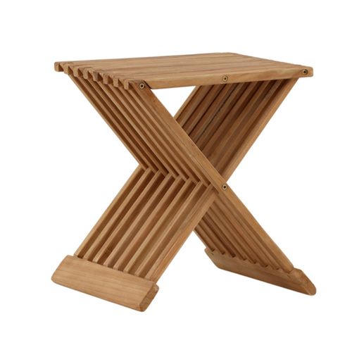 Table D'appoint De Jardin En Teck "ghana" 43cm Naturel