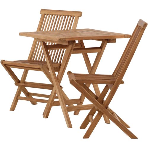 Table De Jardin Pliante En Teck 70 X 70 Cm Kenya
