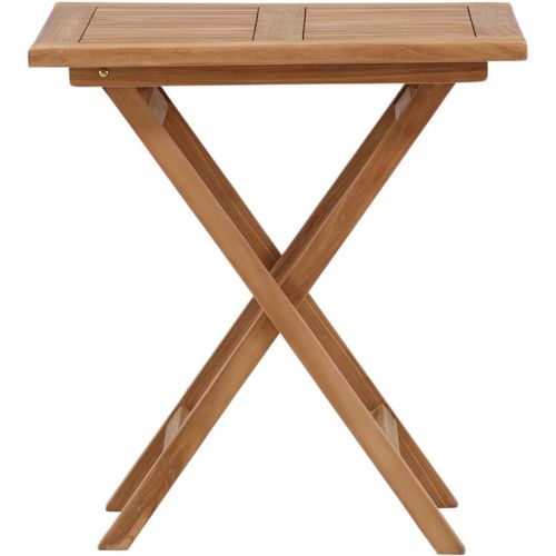 Table De Jardin Pliante En Teck 70 X 70 Cm Kenya