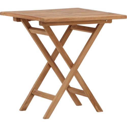 Table De Jardin Pliante En Teck 70 X 70 Cm Kenya