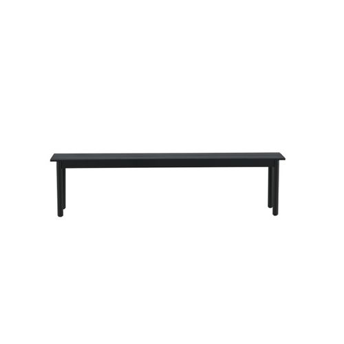 Banc De Jardin "modena" 180cm Noir