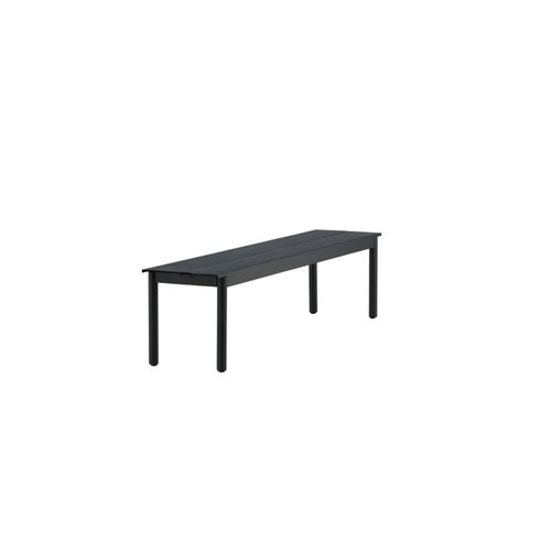 Banc De Jardin "modena" 180cm Noir