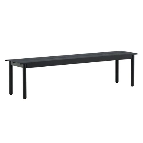 Banc De Jardin "modena" 180cm Noir