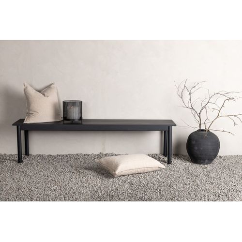 Banc De Jardin "modena" 180cm Noir