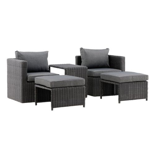 Salon De Jardin "quad" 66cm Noir