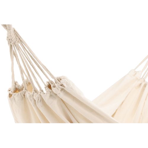 Hamac En Tissu "hedvig" 200cm Blanc Crème