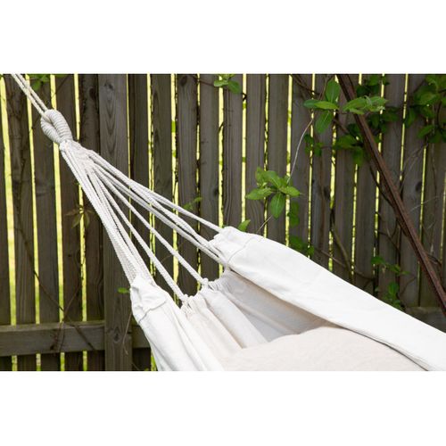 Hamac En Tissu "hedvig" 200cm Blanc Crème