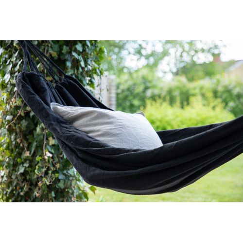 Hamac En Tissu "hedvig" 200cm Noir