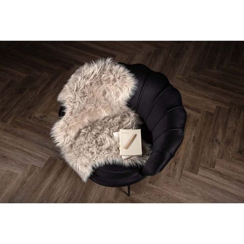 Jeté De Canapé En Polyester Et Acrylique Katy 90 X 60 Cm Beige