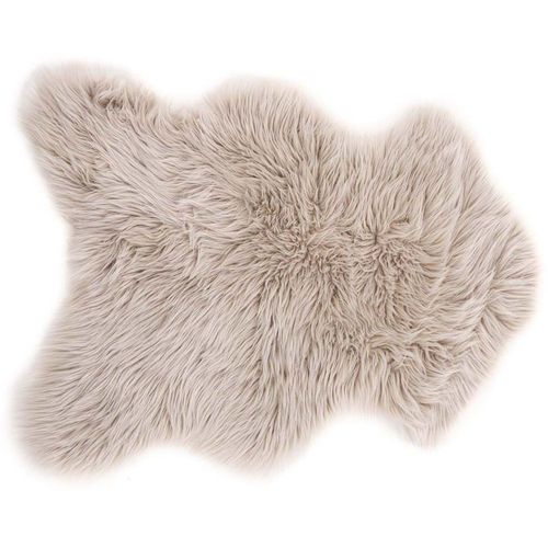 Jeté De Canapé En Polyester Et Acrylique Katy 90 X 60 Cm Beige