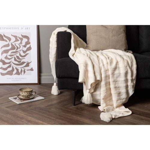 Jeté De Canapé En Acrylique  Katlyn 130 X 170 Cm