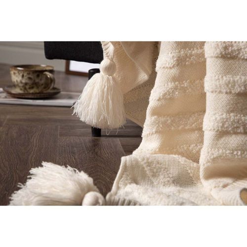 Jeté De Canapé En Acrylique  Katlyn 130 X 170 Cm