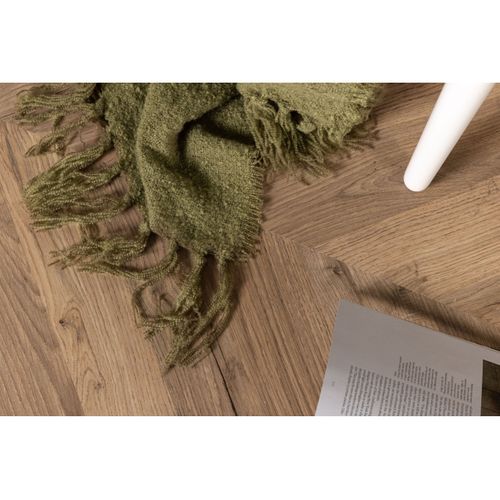 Jeté De Canapé En Polyester Avec Pampilles Stanly 170 X 130 Cm Vert