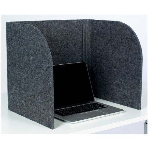 Séparateur écran FOLD IT L.50 BUT PRO gris foncé.