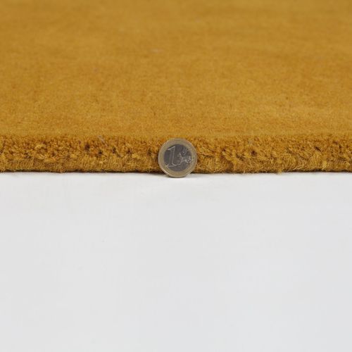 Tapis De Couloir En Laine - Jaune