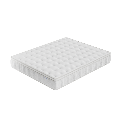 Matelas ressorts ensachés 180x200 cm accueil mousse charbon Ép.30 cm