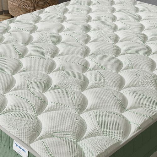 Matelas mousse végétale 140x190 cm accueil mémoire de forme Ép.22 cm
