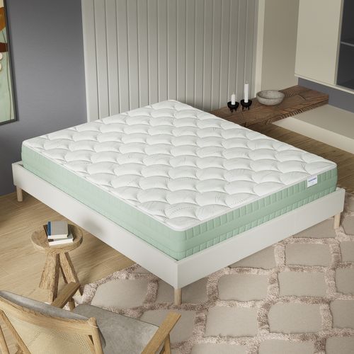 Matelas mousse végétale 90x190 cm accueil mémoire de forme Ép.22 cm
